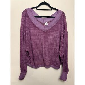 Free People We The Free Size Xs Waffle Knit Shirt